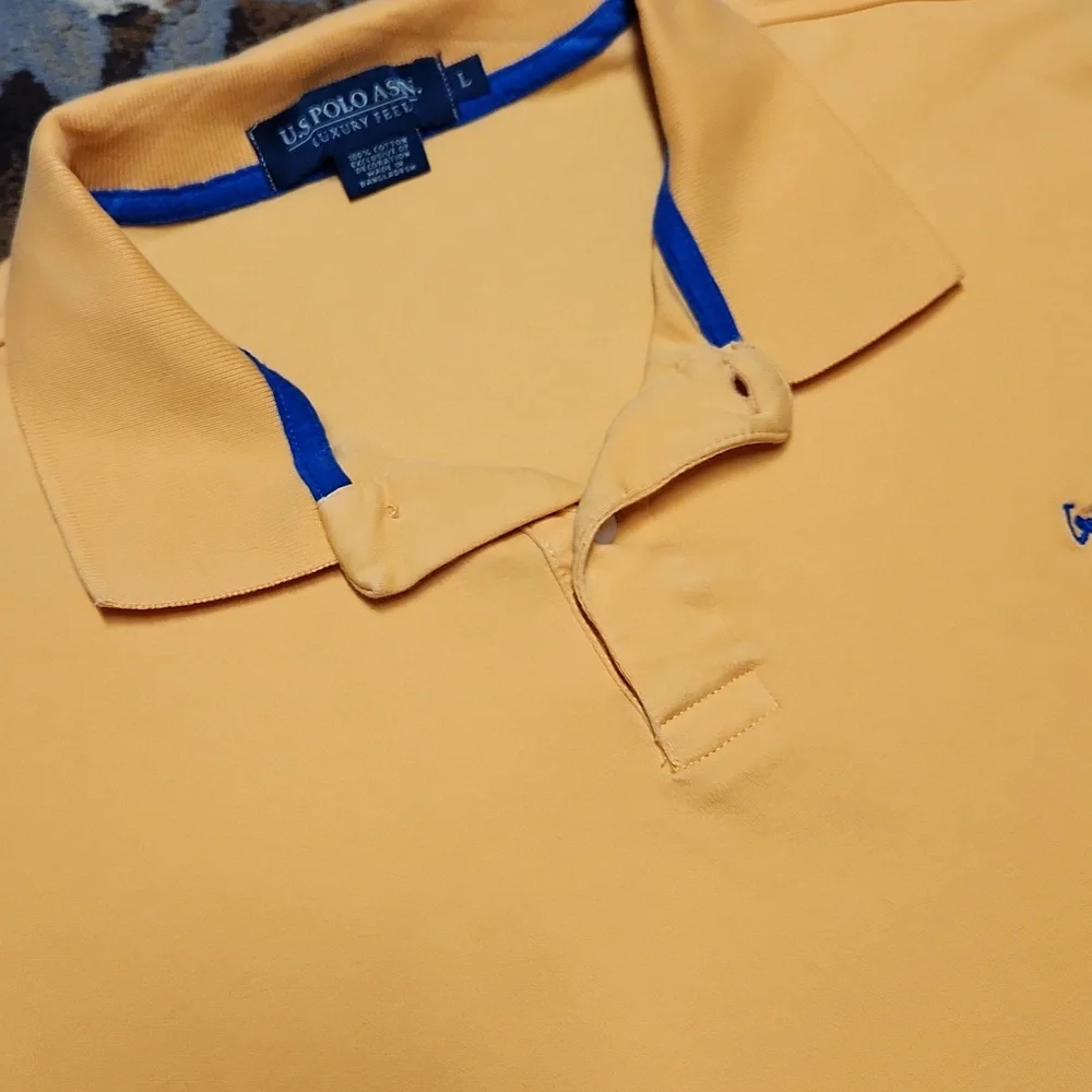 Men's Polo Shirt in Yellow by Ralph Lauren - Picture 3 of 6